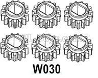 HG P602 Parts-Differential gear B-6PCS-W030,HG P602 1/12 Parts